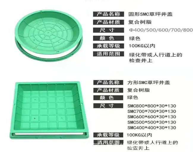 哈密树脂复合种植井盖展示